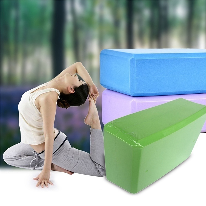 Hot Sale Yoga Bricks Exercise Fitness Tool Gym Brick Balanced Health Training SM 