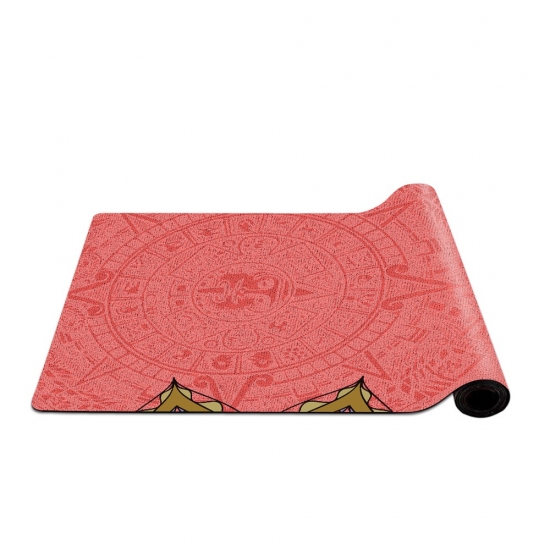 rubber suede yoga mat