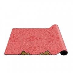 rubber suede yoga mat