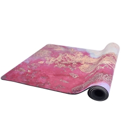 suede rubber yoga mat
