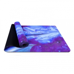 suede rubber yoga mat